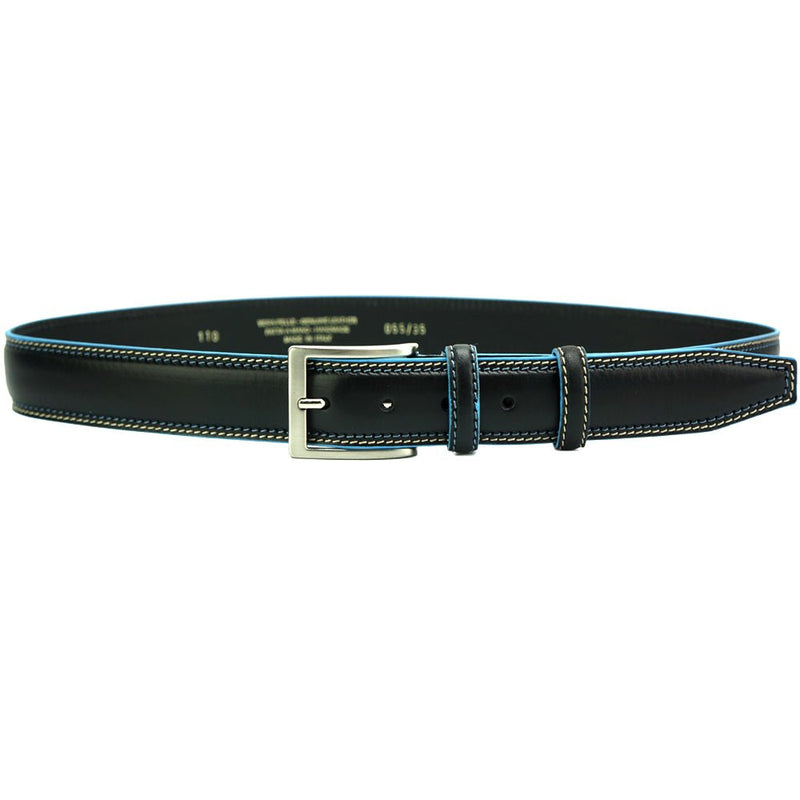 Blue Square Men’s leather belt-0