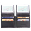 Medium wallet in calf-skin soft leather with double flap-3