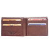 Medium wallet in calf-skin soft leather with double flap-6