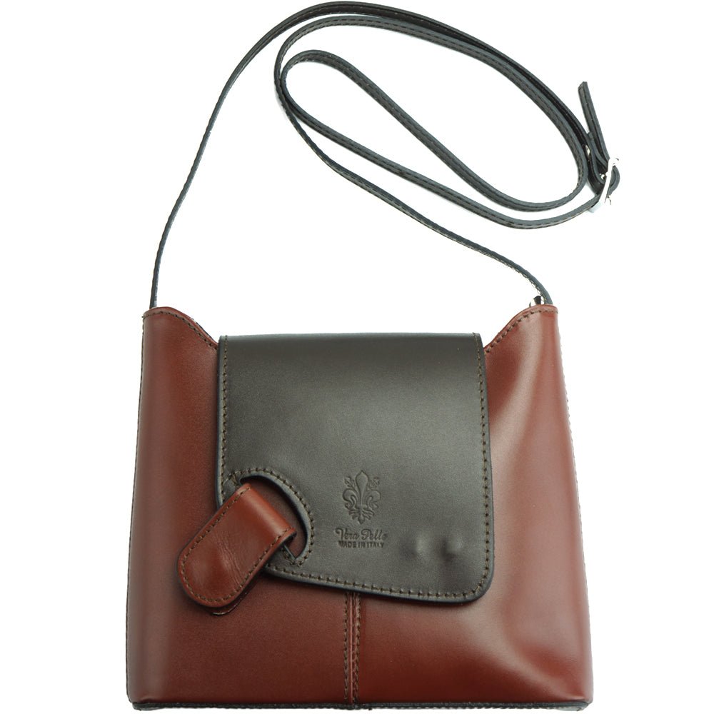 Magnetic Leather Shoulder Bag - Crafted from premium leather with a secure magnetic closure for effortless style.