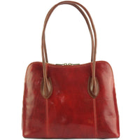 Claudia V leather shoulder bag-4