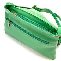 The Little Green Bag - Stylish & Functional - Leather Italiano