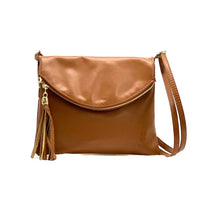 Graziella folded clutch in soft calf skin leather-2