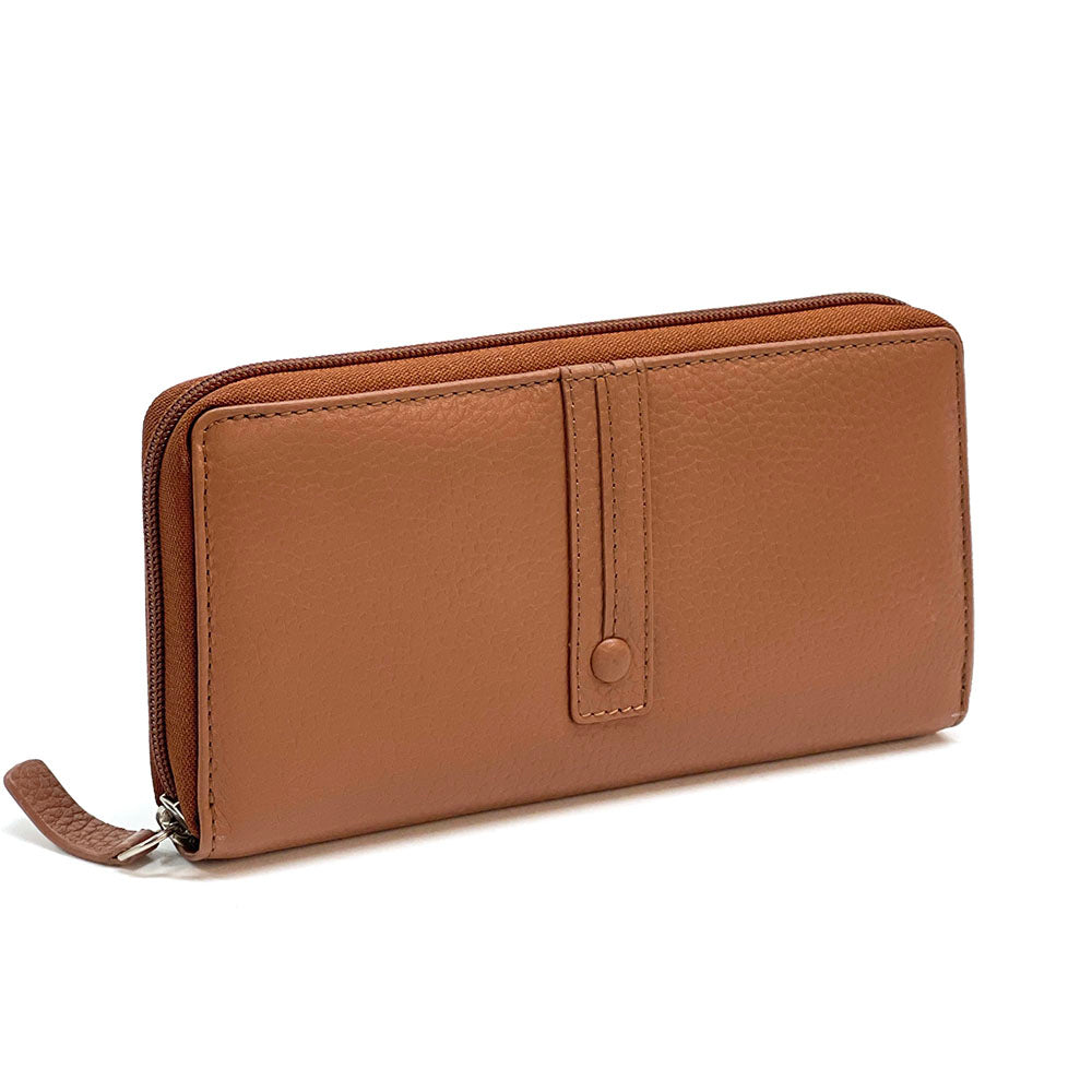 Zippy Wallet in soft cow leather