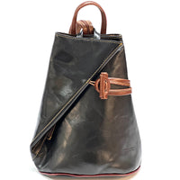 Fiorella leather backpack