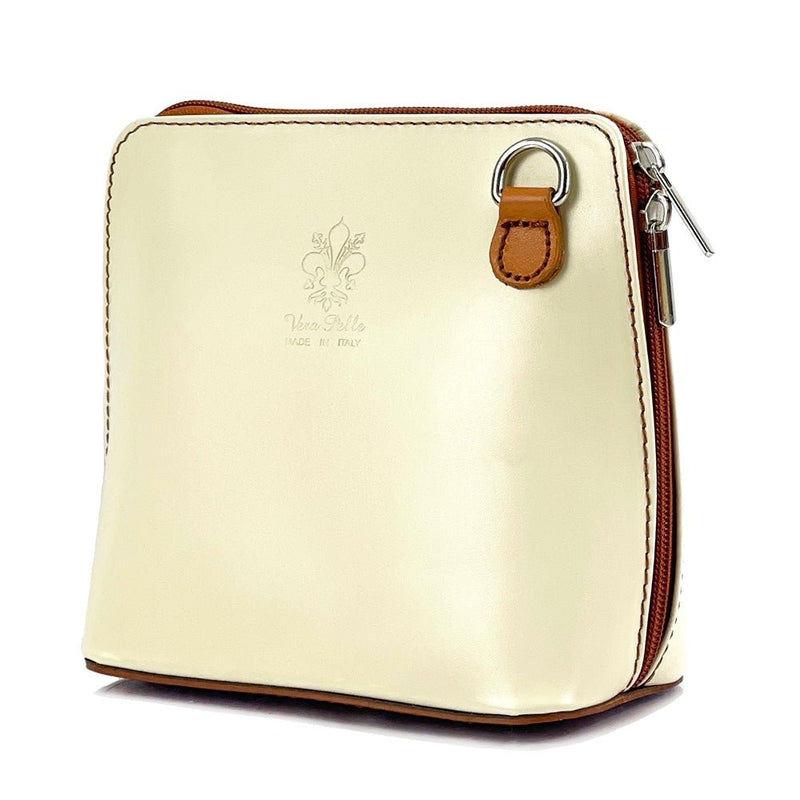 Dalida Leather Crossbody Bag: Italian Luxury - Leather Italiano