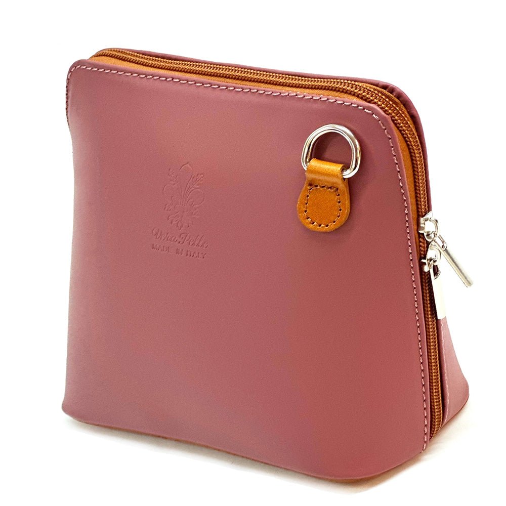 Dalida Leather Crossbody Bag: Italian Luxury - Leather Italiano