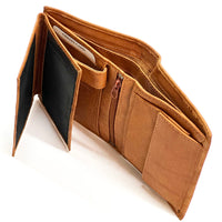 Raviero Cow Leather Vertical Wallet