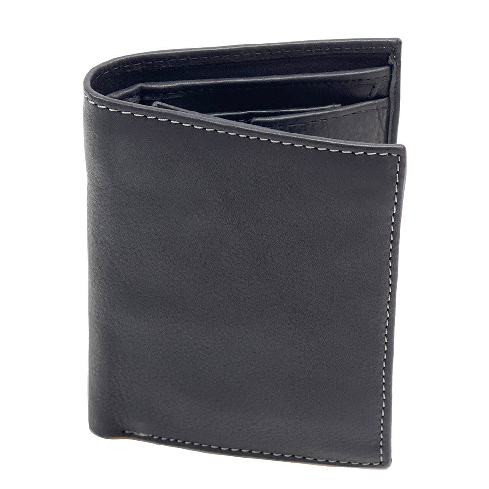 Raviero Cow Leather Vertical Wallet