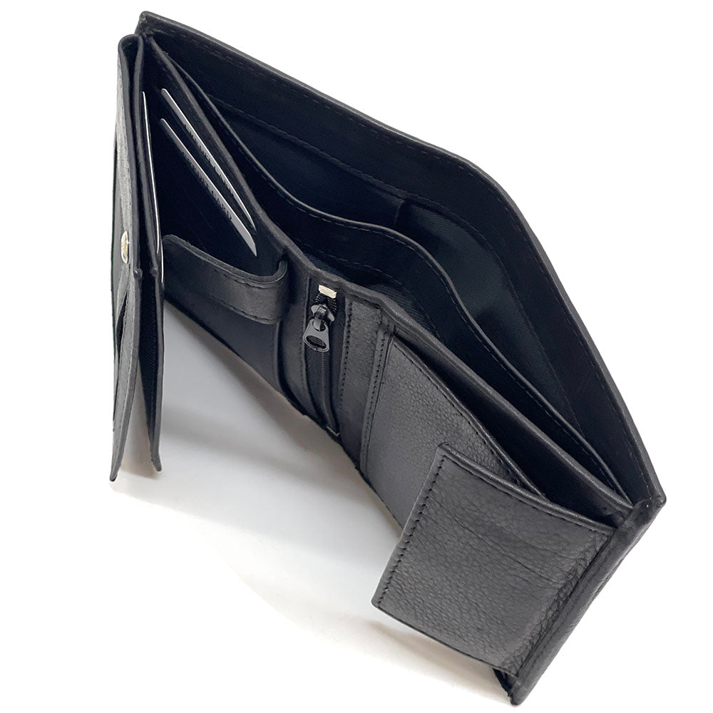 Raviero Cow Leather Vertical Wallet