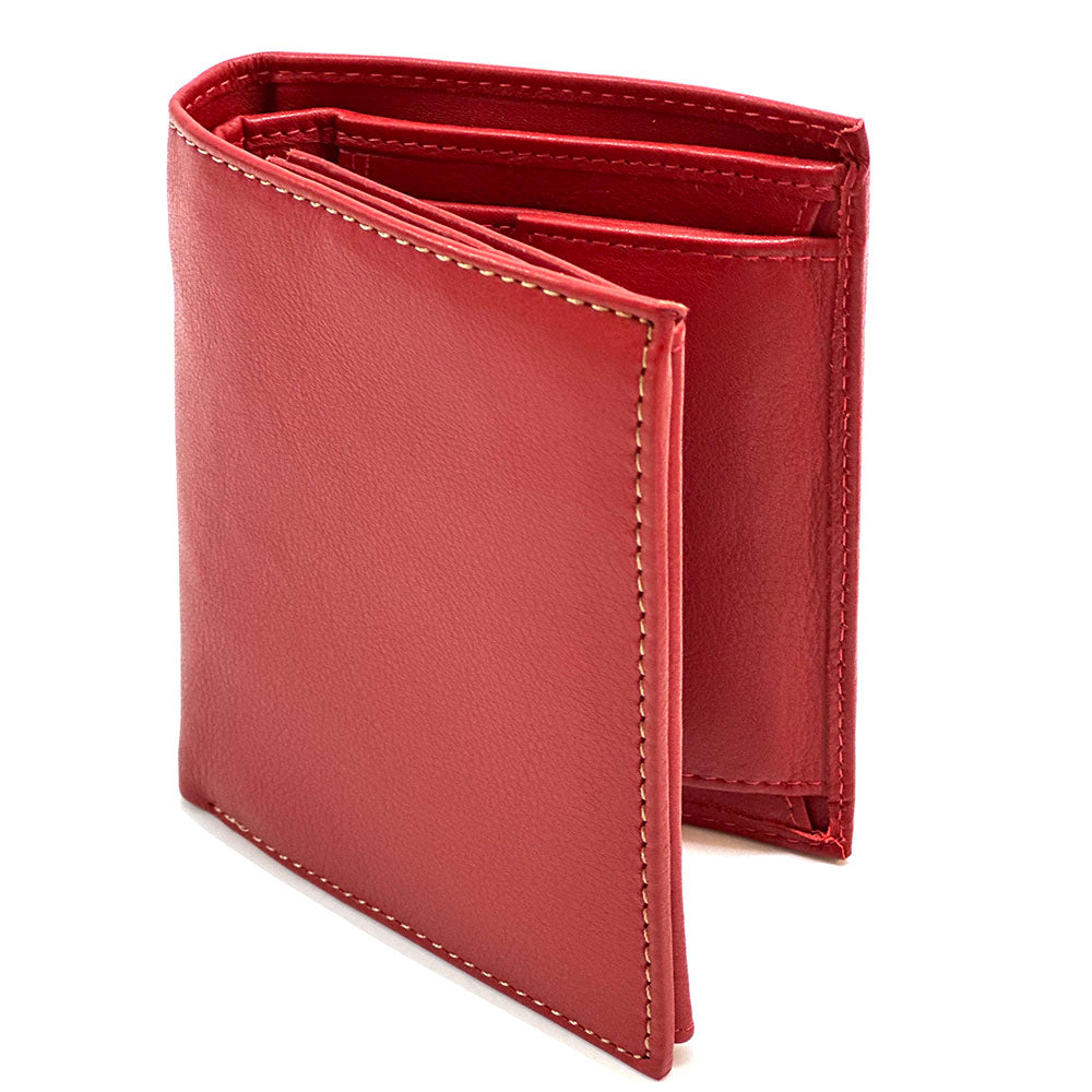 Raviero Cow Leather Vertical Wallet
