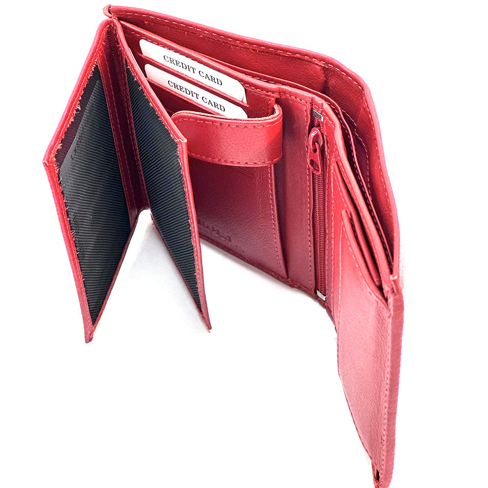 Raviero Cow Leather Vertical Wallet