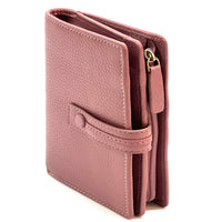 Flora leather wallet