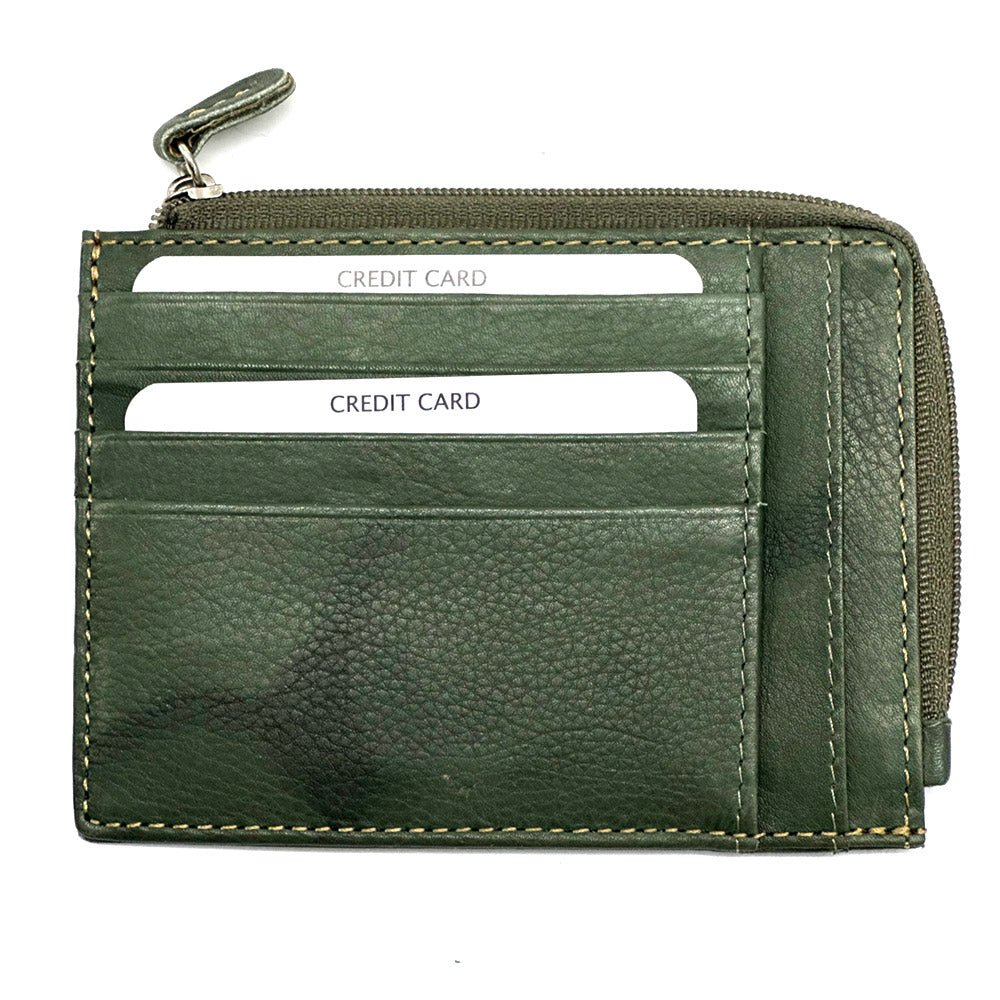 Swami Card Holder with Zip-8