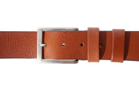 Men’s Italian Full-Grain Leather Belt – Handmade in Tuscany (4 cm)