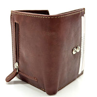 Liora Minimalist RFID Leather Mini Trifold Wallet