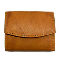 Liora Minimalist RFID Leather Mini Trifold Wallet