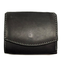 Liora Minimalist RFID Leather Mini Trifold Wallet