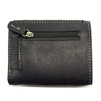 Liora Minimalist RFID Leather Mini Trifold Wallet