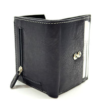 Liora Minimalist RFID Leather Mini Trifold Wallet