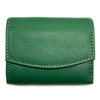 Liora Minimalist RFID Leather Mini Trifold Wallet