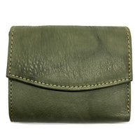 Liora Minimalist RFID Leather Mini Trifold Wallet