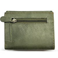 Liora Minimalist RFID Leather Mini Trifold Wallet