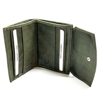 Liora Minimalist RFID Leather Mini Trifold Wallet