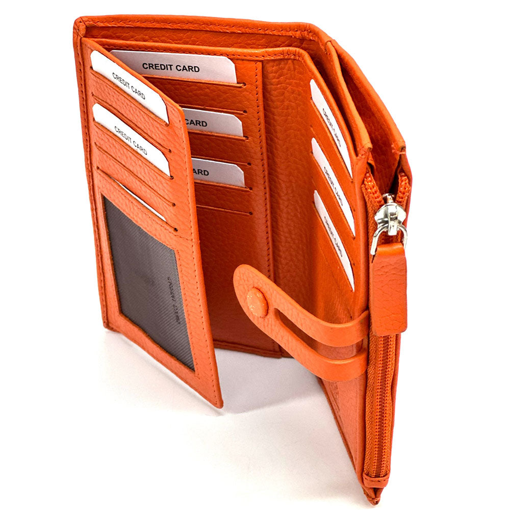 Mirello Cow Leather Zip Wallet