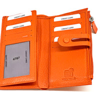 Mirello Cow Leather Zip Wallet