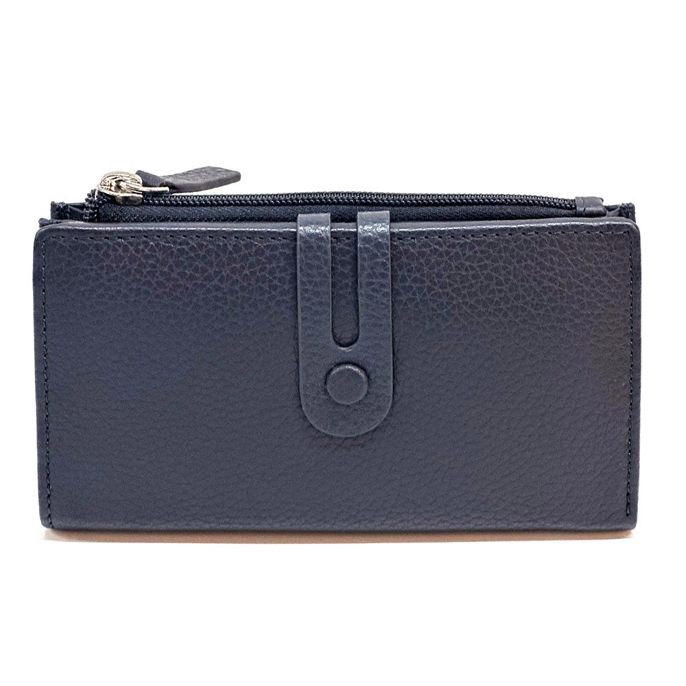 Mirello Cow Leather Zip Wallet