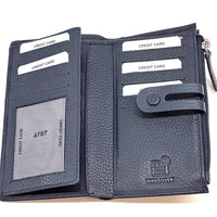 Mirello Cow Leather Zip Wallet