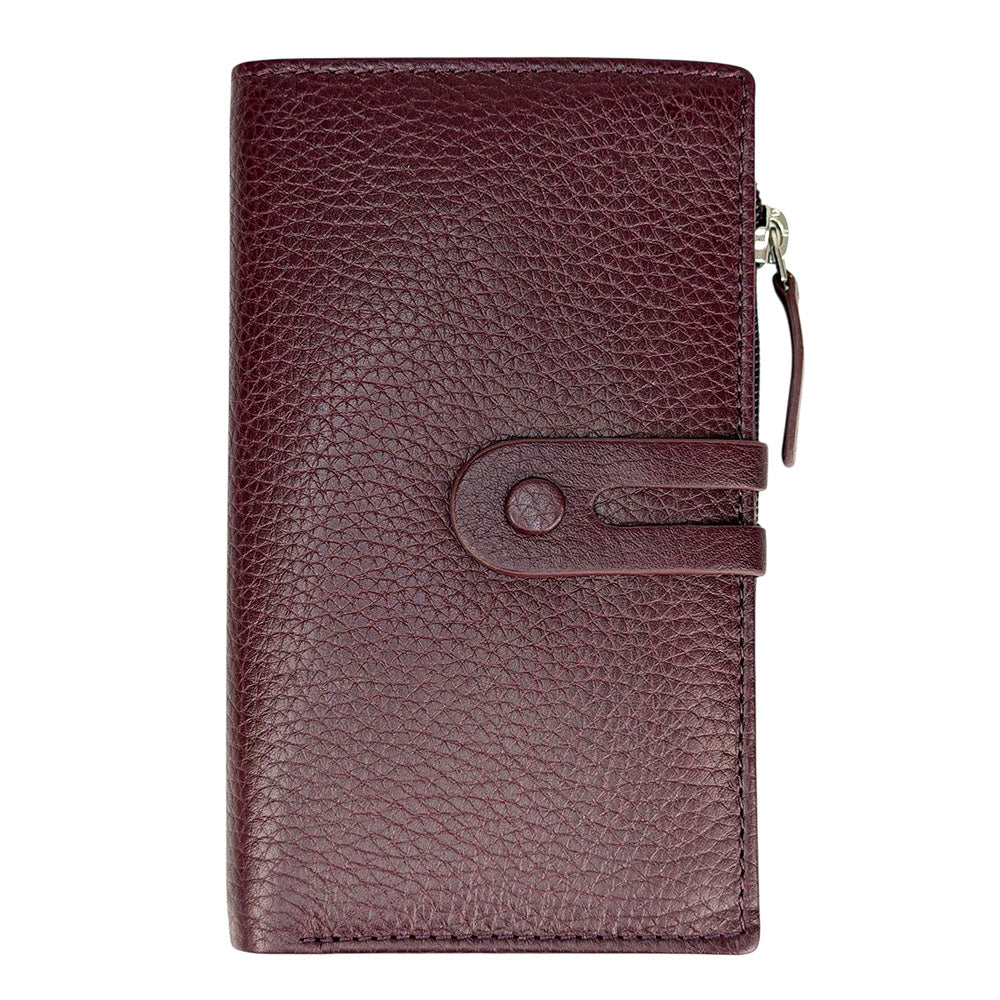 Mirello Cow Leather Zip Wallet