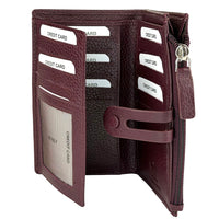 Mirello Cow Leather Zip Wallet