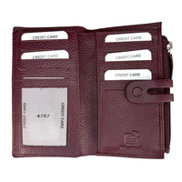 Mirello Cow Leather Zip Wallet