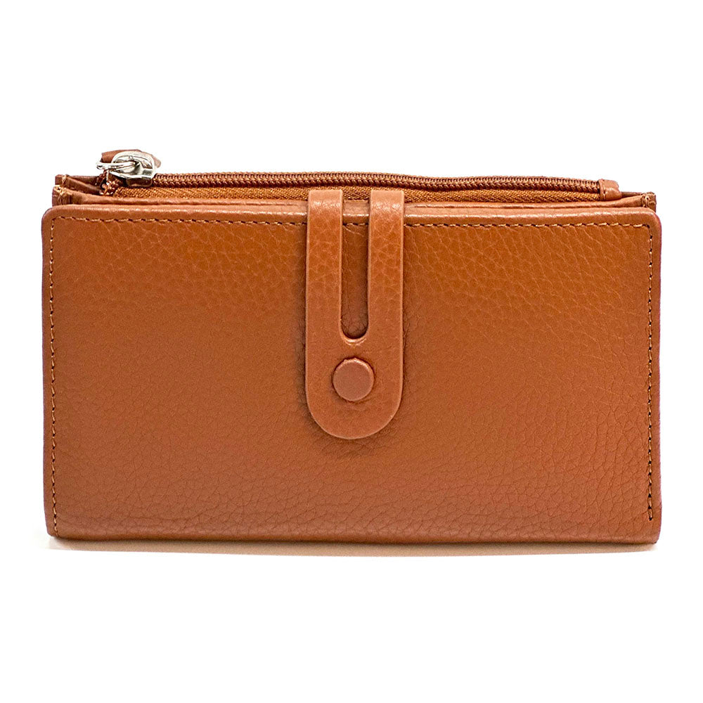 Mirello Cow Leather Zip Wallet