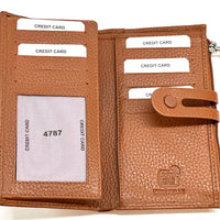 Mirello Cow Leather Zip Wallet