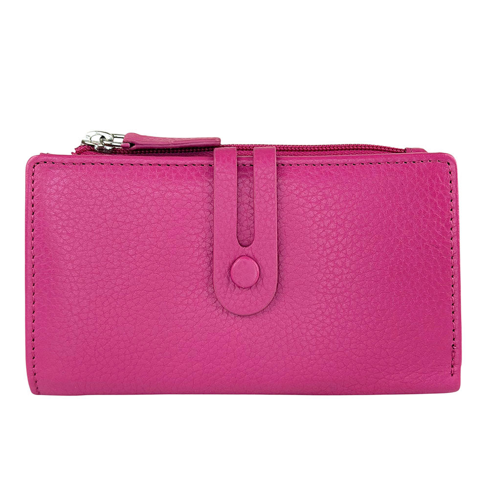Mirello Cow Leather Zip Wallet