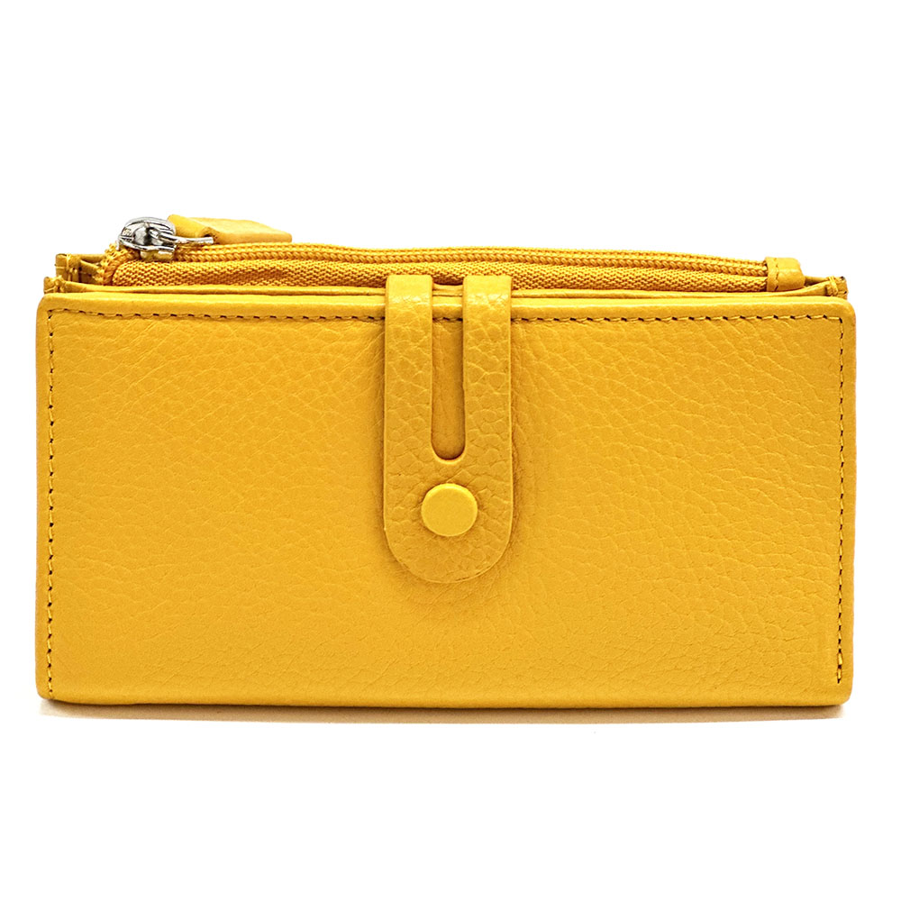 Mirello Cow Leather Zip Wallet
