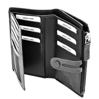 Mirello Cow Leather Zip Wallet
