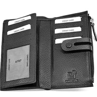 Mirello Cow Leather Zip Wallet