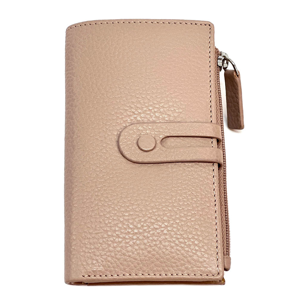 Mirello Cow Leather Zip Wallet