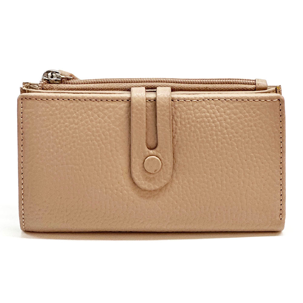 Mirello Cow Leather Zip Wallet