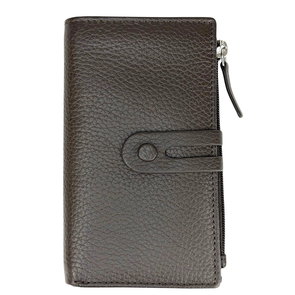 Mirello Cow Leather Zip Wallet