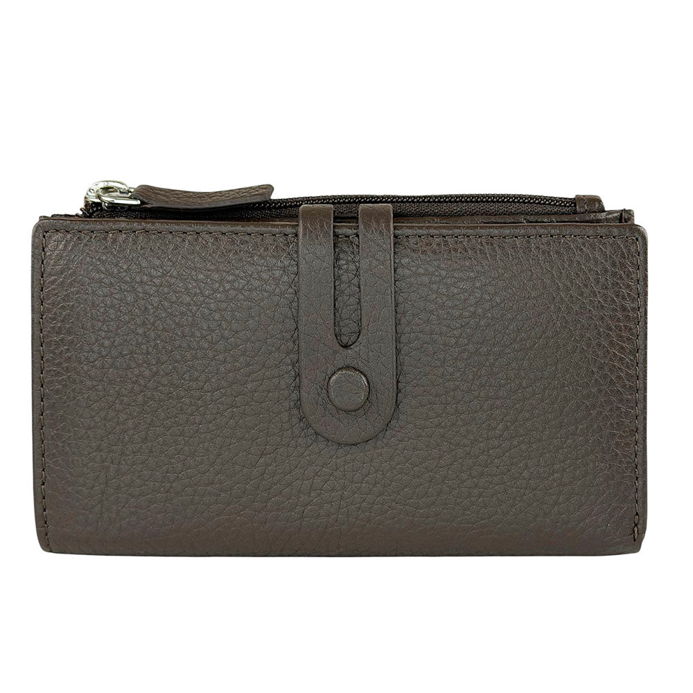 Mirello Cow Leather Zip Wallet