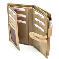 Mirello Cow Leather Zip Wallet