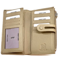Mirello Cow Leather Zip Wallet