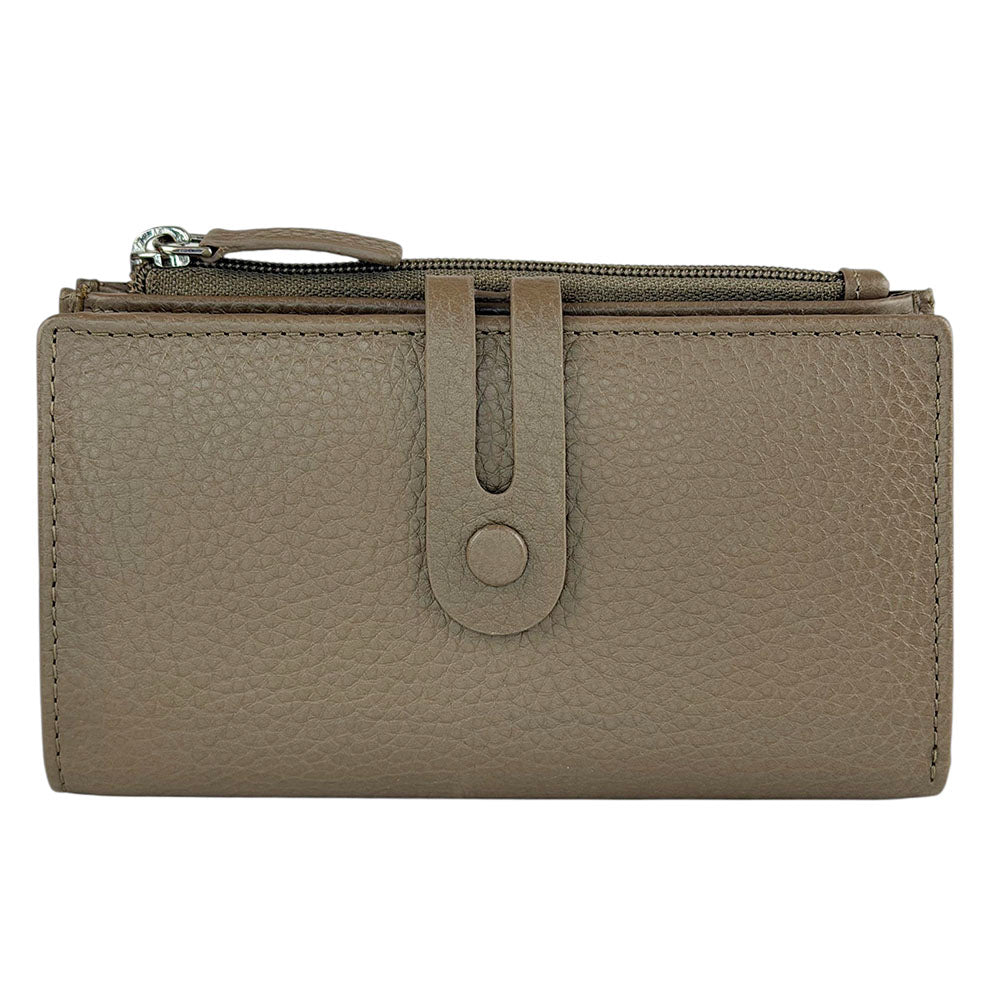 Mirello Cow Leather Zip Wallet