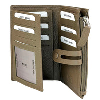 Mirello Cow Leather Zip Wallet