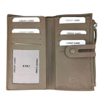 Mirello Cow Leather Zip Wallet